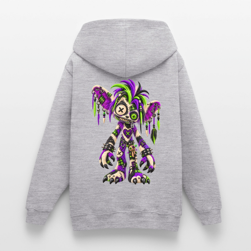 VOODOO VINNIE – Teenie Hoodie - Hellgrau meliert