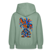 STATIC SPIKE – Teenie Hoodie - Graugrün