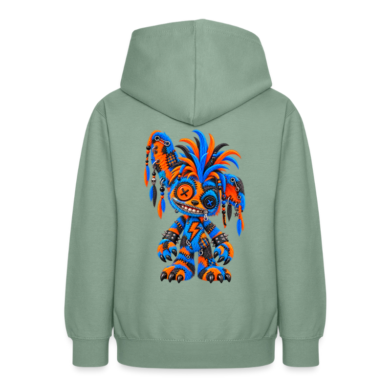 STATIC SPIKE – Teenie Hoodie - Graugrün