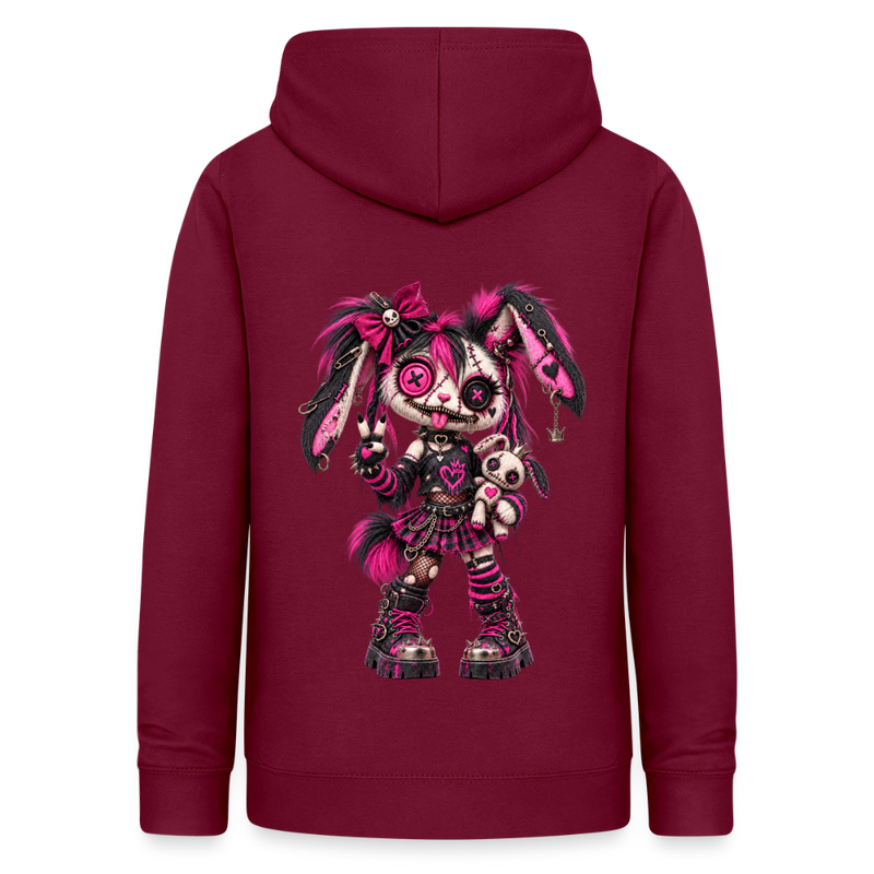 VELVET VEX – Damen Hoodie - Bordeaux