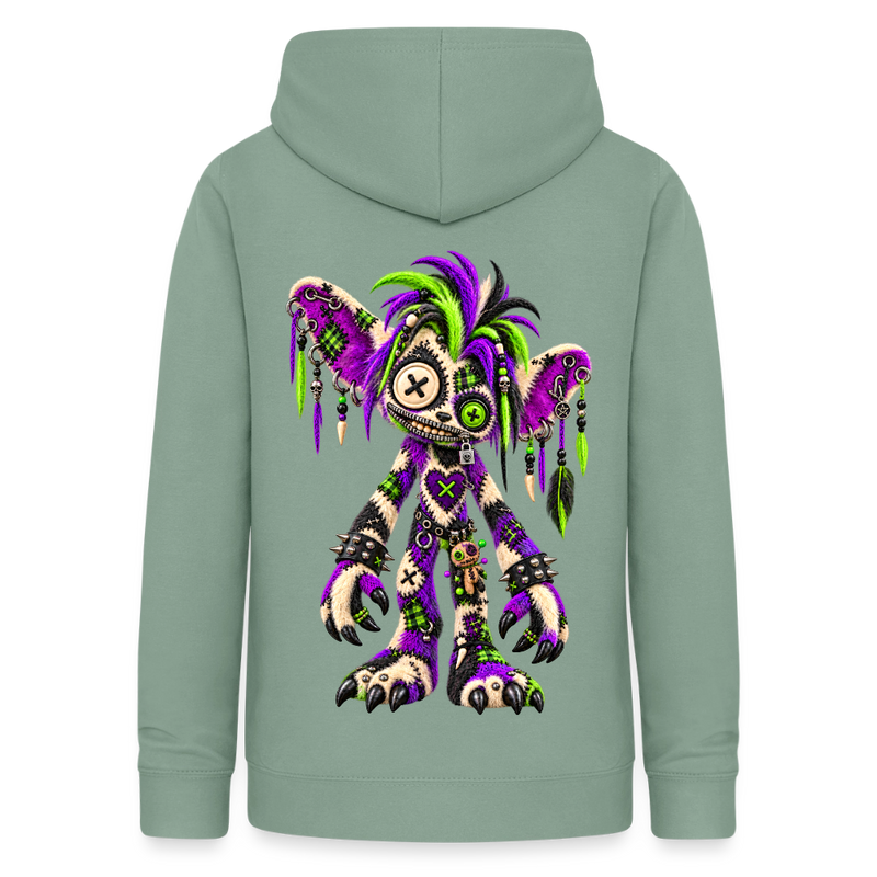 VOODOO VINNIE – Damen Hoodie - Graugrün
