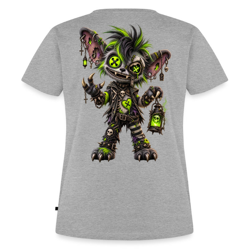 GRAVEYARD GIZZ – Damen Premium T-Shirt - Grau meliert