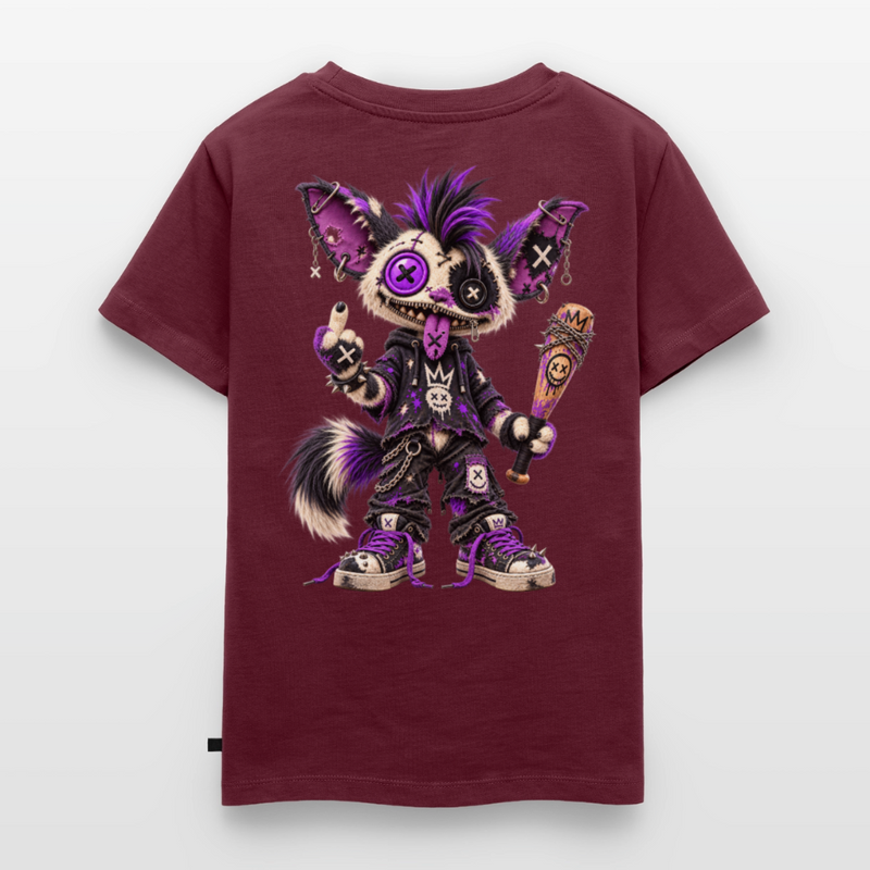 RAGGZR – Kinder Premium T-Shirt - Burgunderrot