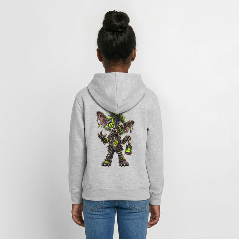 GRAVEYARD GIZZ – Teenie Hoodie - Hellgrau meliert