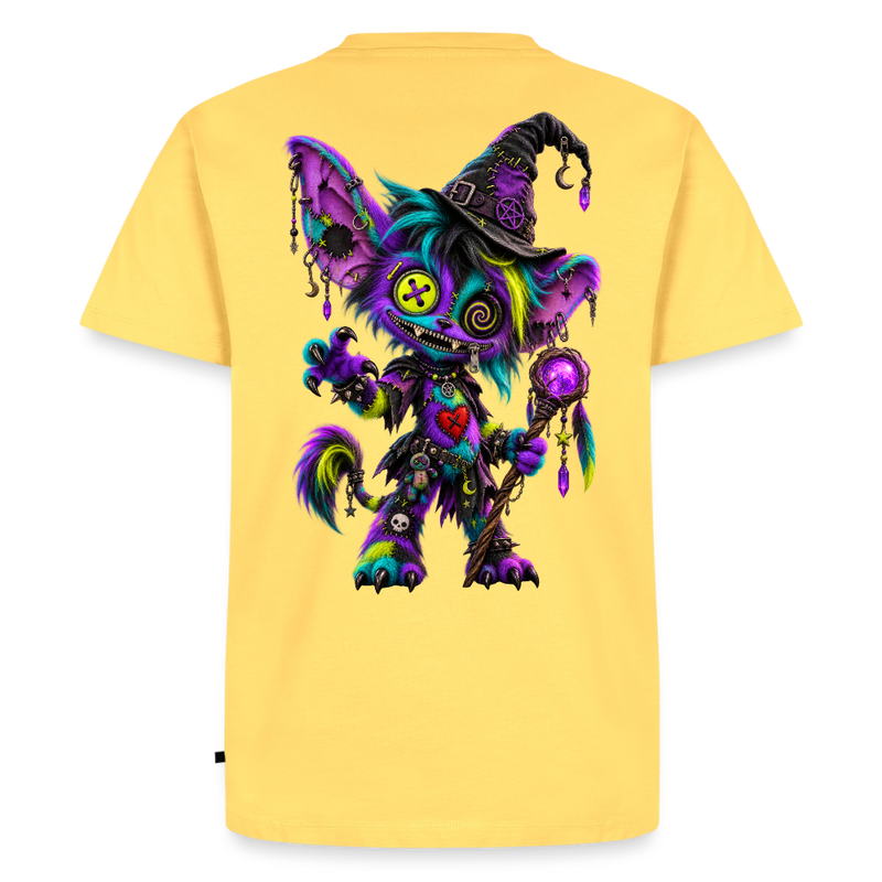 HEXIE HAZE – Herren Premium T-Shirt - Pastellgelb