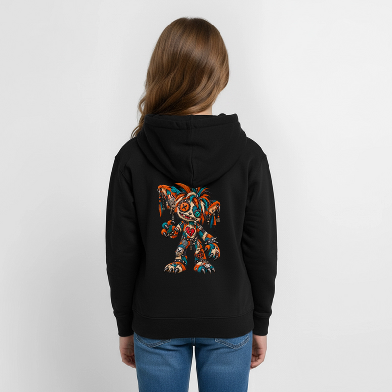SCRAP JACK – Teenie Hoodie - Schwarz