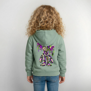 VOODOO VINNIE – Kinder Hoodie - Graugrün