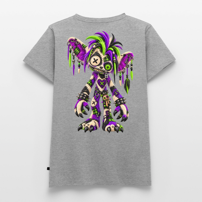 VOODOO VINNIE – Damen Premium T-Shirt - Grau meliert