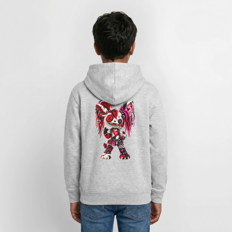 MOSH MOLLY – Teenie Hoodie - Hellgrau meliert