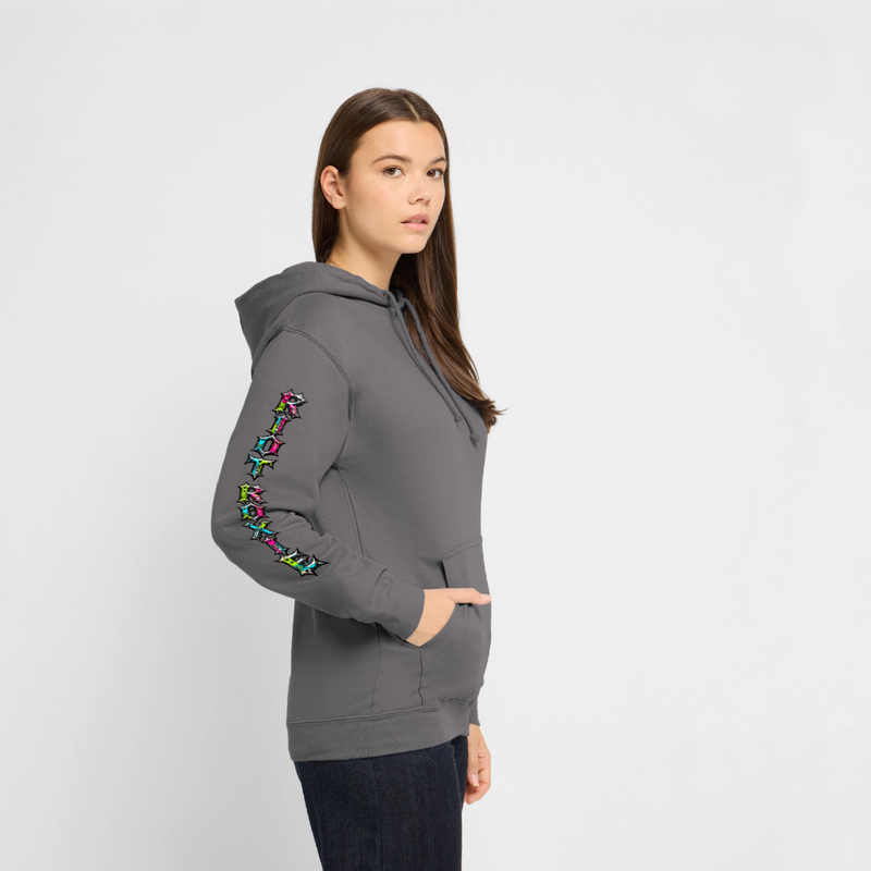 RIOT ROXIE – Herren / Unisex Hoodie - Mittelgrau