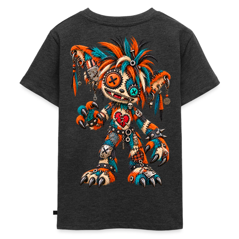 SCRAP JACK – Kinder Premium T-Shirt - Anthrazit meliert