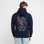 STATIC SPIKE – Herren / Unisex Hoodie - Navy