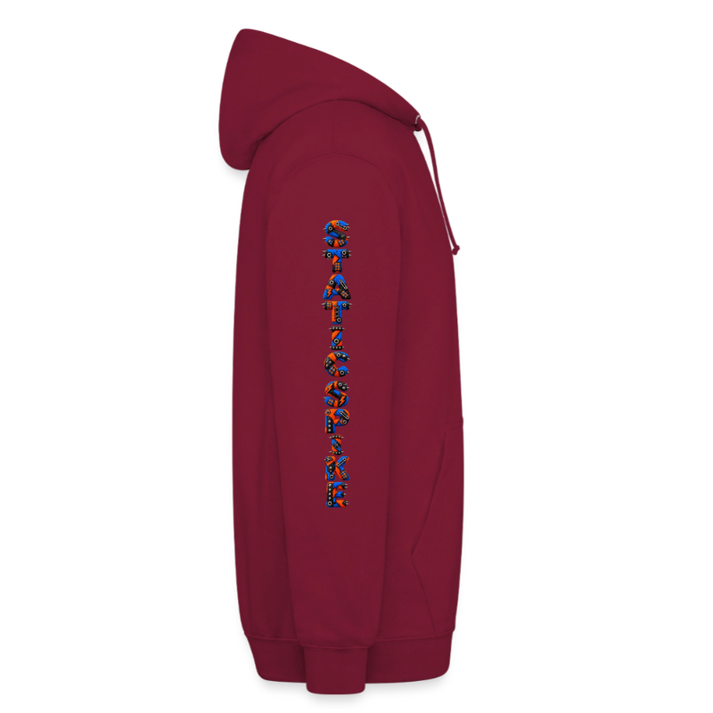 STATIC SPIKE – Herren / Unisex Hoodie - Bordeaux