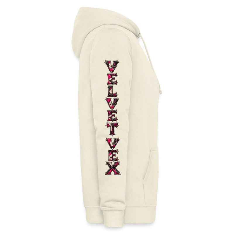 VELVET VEX – Damen Hoodie - Vanille-Milchshake