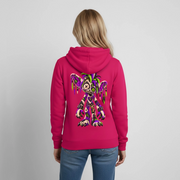 VOODOO VINNIE – Damen Hoodie - dunkles Pink