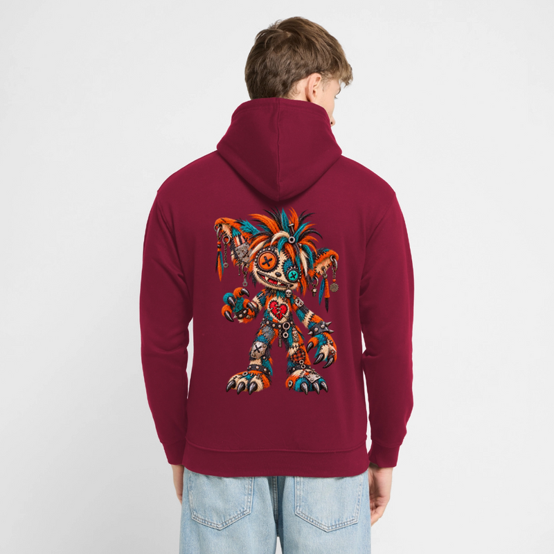 SCRAP JACK – Herren / Unisex Hoodie - Bordeaux
