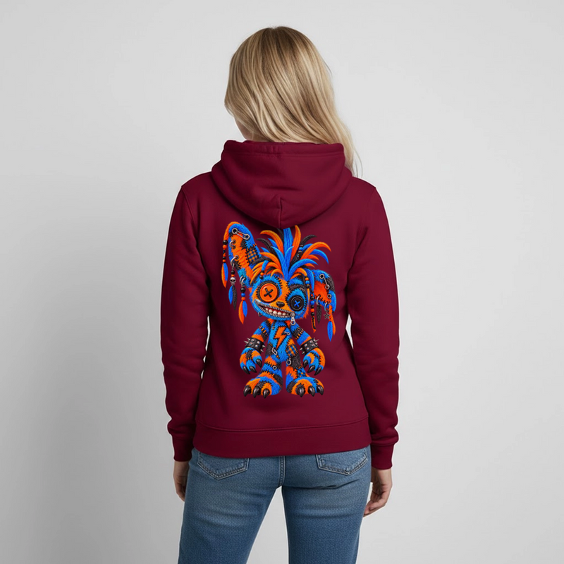 STATIC SPIKE – Damen Hoodie - Bordeaux