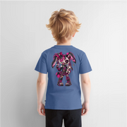 VELVET VEX – Kinder Premium T-Shirt - Taubenblau