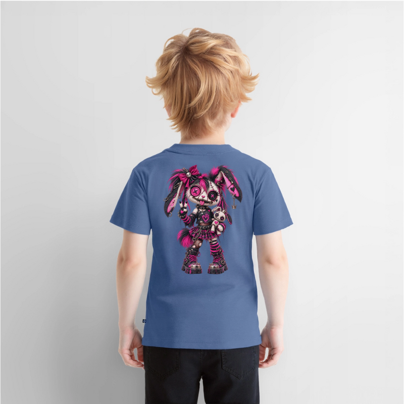 VELVET VEX – Kinder Premium T-Shirt - Taubenblau