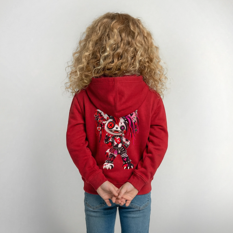 MOSH MOLLY – Kinder Hoodie - Rot
