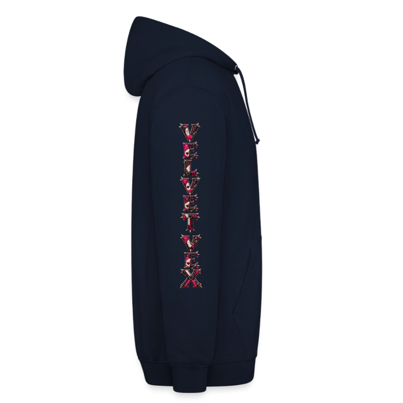 VELVET VEX – Herren / Unisex Hoodie - Navy