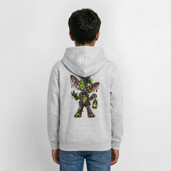GRAVEYARD GIZZ – Teenie Hoodie - Hellgrau meliert