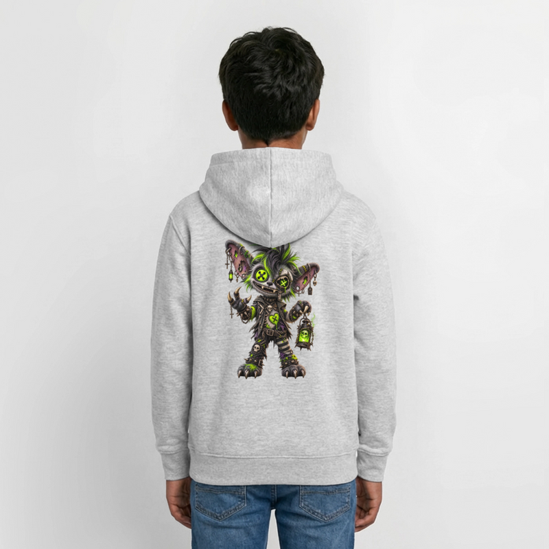 GRAVEYARD GIZZ – Teenie Hoodie - Hellgrau meliert