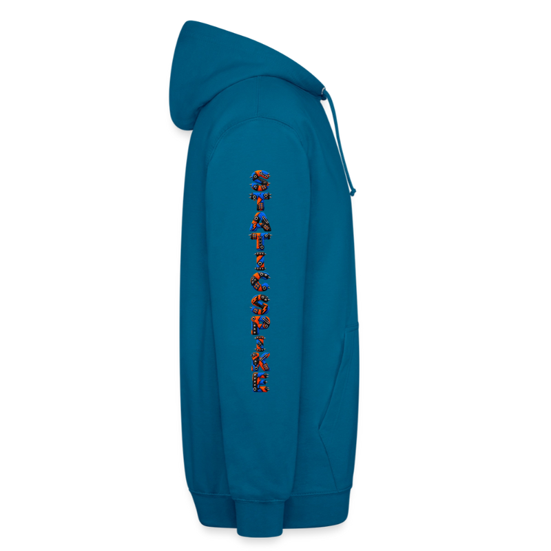 STATIC SPIKE – Herren / Unisex Hoodie - Tiefseeblau 