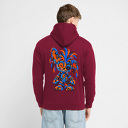 STATIC SPIKE – Herren / Unisex Hoodie - Bordeaux