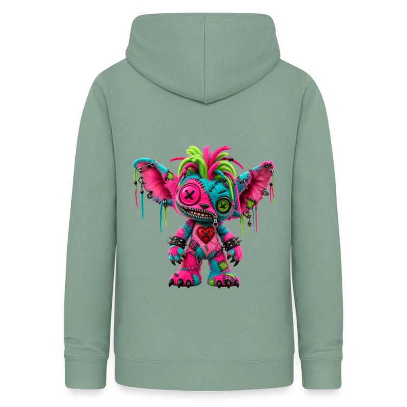 RIOT ROXIE – Damen Hoodie - Graugrün