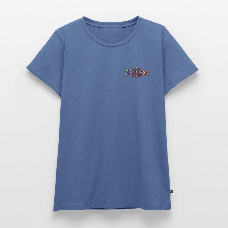 RIOT ROXIE – Damen Premium T-Shirt - Taubenblau