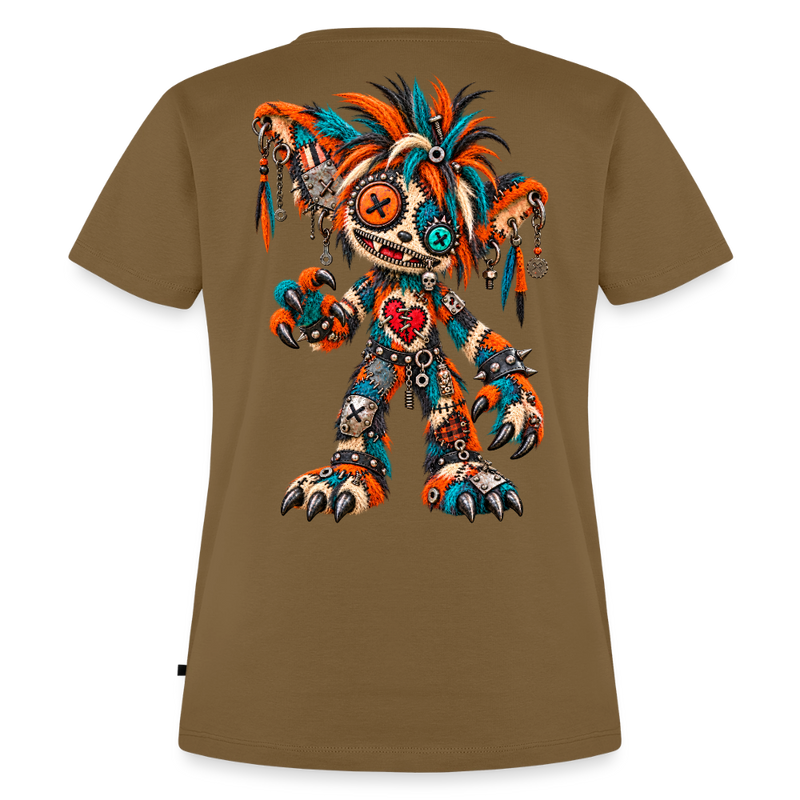 SCRAP JACK – Damen Premium T-Shirt - Nussbraun