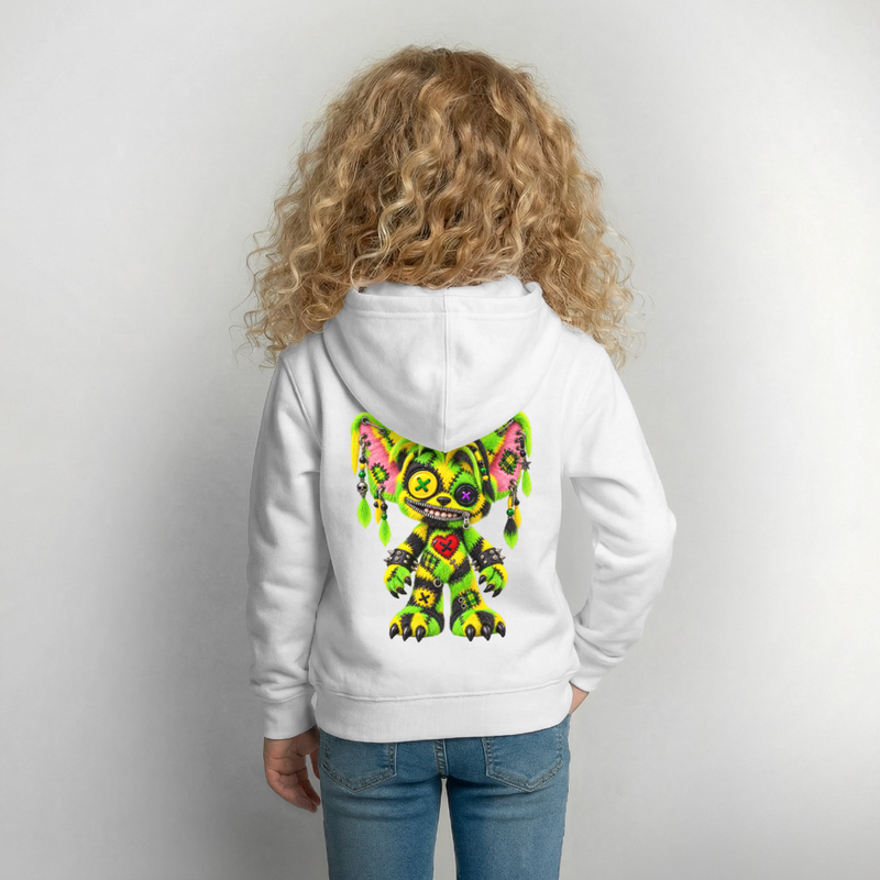 FUZZBALL GREMMY – Kinder Hoodie - Weiß