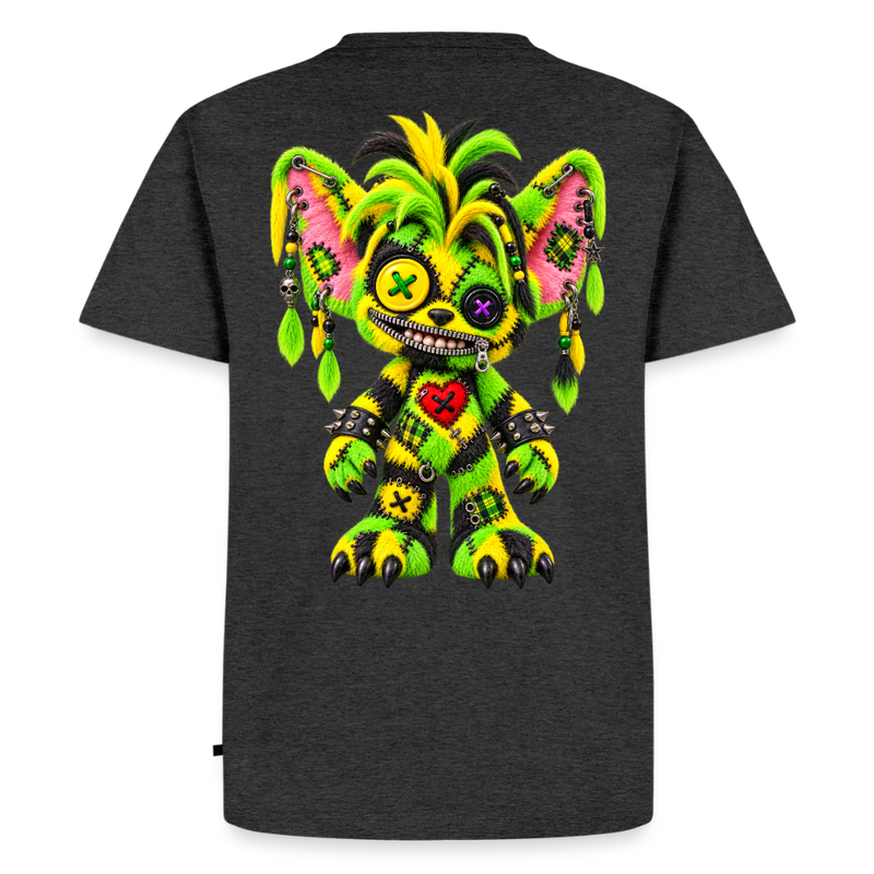 FUZZBALL GREMMY – Herren Premium T-Shirt - Anthrazit meliert