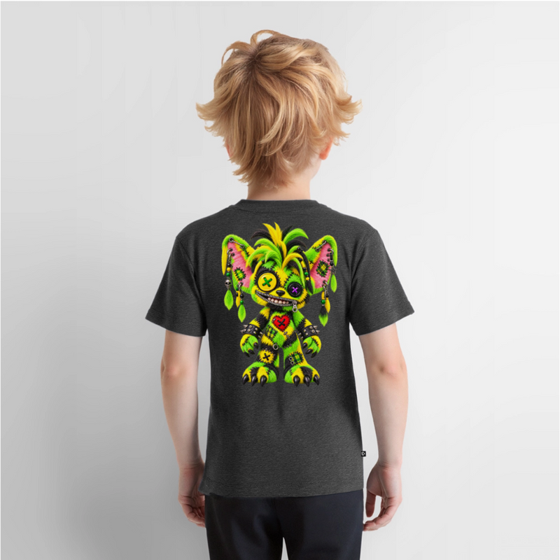 FUZZBALL GREMMY – Kinder Premium T-Shirt - Anthrazit meliert