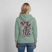 VOODOO VINNIE – Damen Hoodie - Graugrün