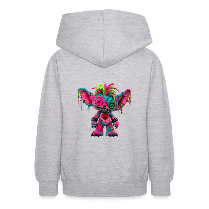 RIOT ROXIE – Teenie Hoodie - Hellgrau meliert