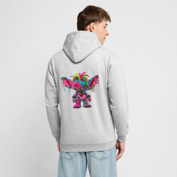 RIOT ROXIE – Herren / Unisex Hoodie - Hellgrau meliert