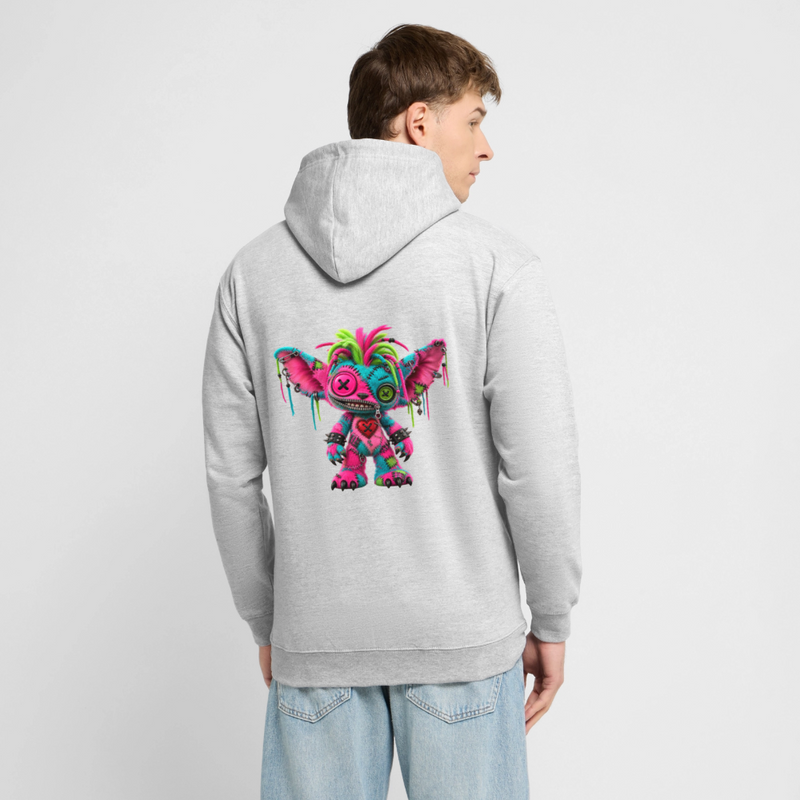 RIOT ROXIE – Herren / Unisex Hoodie - Hellgrau meliert