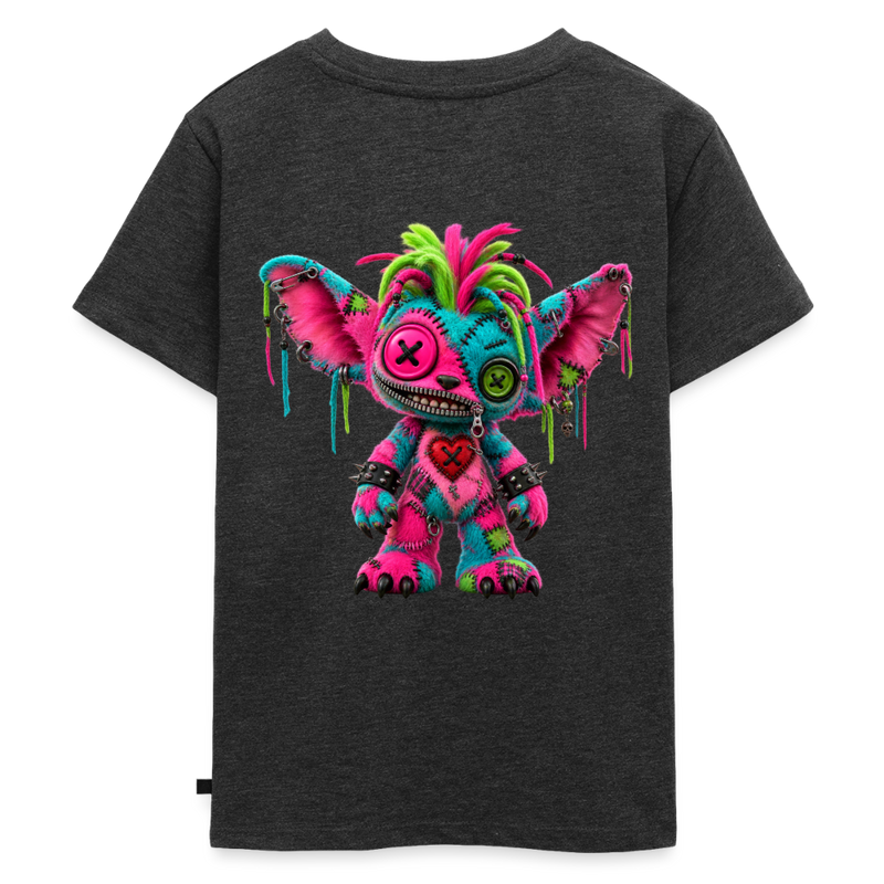 RIOT ROXIE – Kinder Premium T-Shirt - Anthrazit meliert