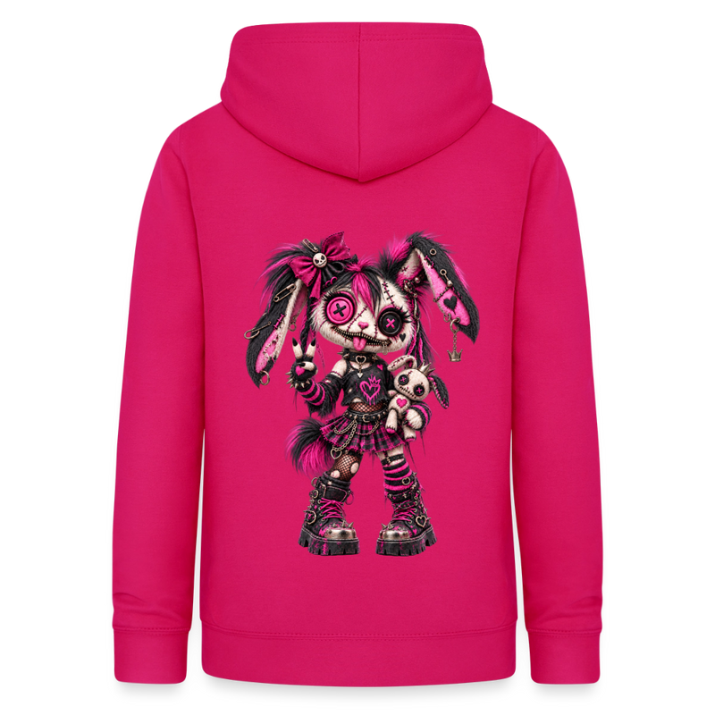 VELVET VEX – Damen Hoodie - dunkles Pink