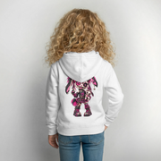 VELVET VEX – Kinder Hoodie - Weiß