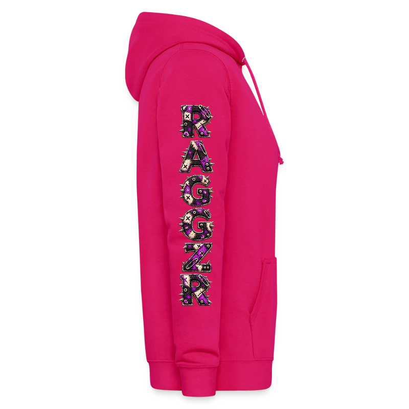 RAGGZR – Damen Hoodie - dunkles Pink