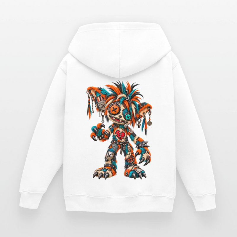 SCRAP JACK – Kinder Hoodie - Weiß